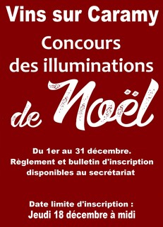 Concours des illuminations de Noêl